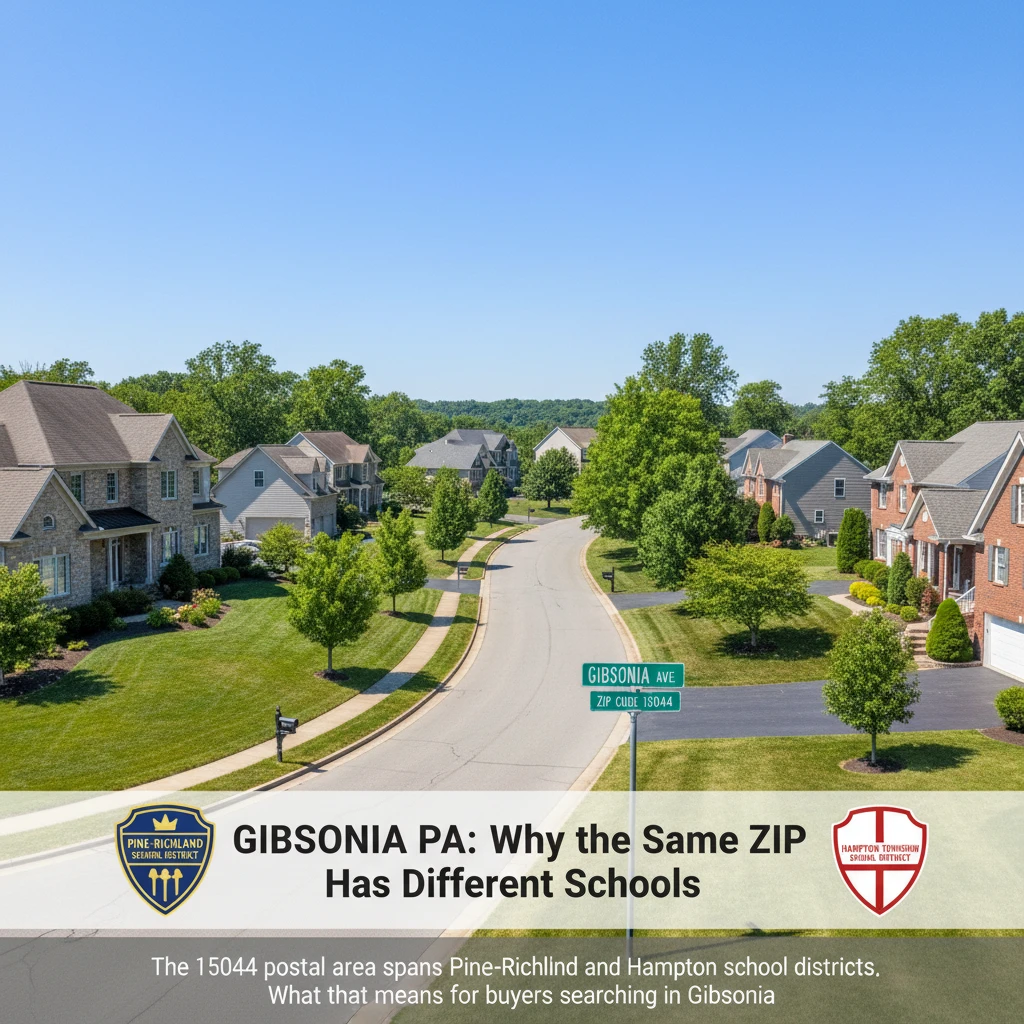 Gibsonia PA: Why the Same ZIP Has Different Schools