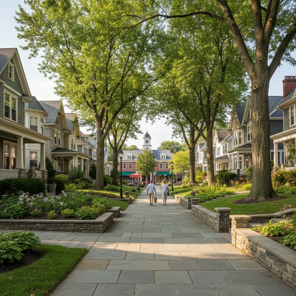 Sewickley walkable lifestyle and neighborhood streetscape