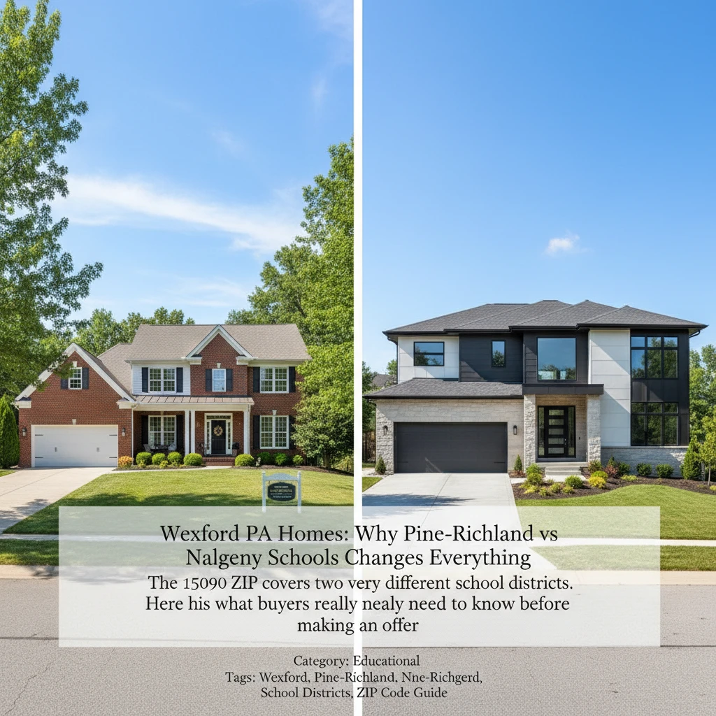 Wexford PA Homes: Why Pine-Richland vs North Allegheny Schools Changes Everything
